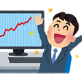 株価が上がる