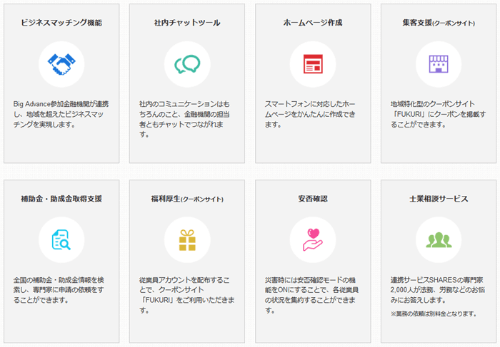 Big Advanceの機能