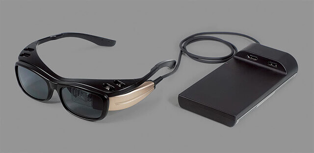 網膜走査型レーザアイウェアRETISSA